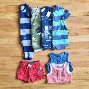 7 pc. NWT Baby Gap New Baby Summer Bundle 0-3 mos